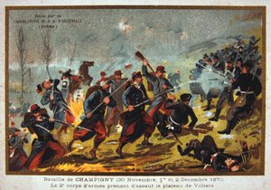 Champigny Muharebesi, Fransa-Prusya savaşı, 30 Kasım-2 Aralık 1870 by Unbekannt