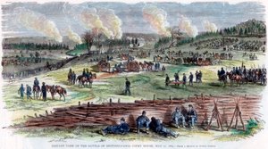 Spotsylvania Adliye Sarayı Savaşı, Virginia, Amerikan İç Savaşı, 12 Mayıs 1864 by Unbekannt