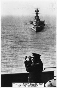 Battlecruiser HMS Hood, 1937 bahar egzersizleri sırasında by Unbekannt