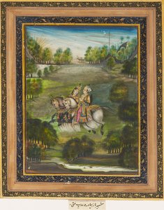 Baz Bahadur ve Rupmati, c1820 by Unbekannt