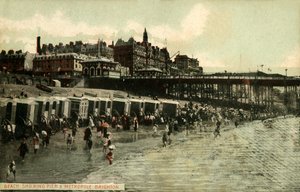 Sahili Gösteren İskele ve Metropole, Brighton, 19. yüzyılın sonu - 20. yüzyılın başı. by Unbekannt