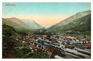 Bellinzona, İsviçre, 20. yüzyılın başları by Unbekannt