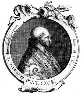 Benedict IX, Katolik Kilisesi Papası by Unbekannt