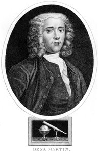 Benjamin Martin, İngiliz matematikçi ve enstrüman yapımcısı, c 1730