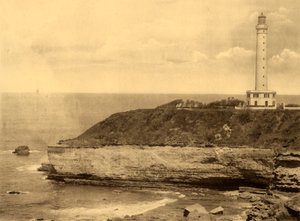 Biarritz - Le Phare, Deniz Feneri, c1930. by Unbekannt