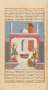 Hz.Muhammed ve Ali Elçiler Tarafından Ziyaret Edilirken Bilal