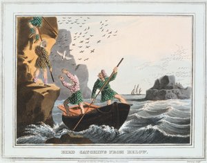 Aşağıdan Kuş Avı, Shetland Adaları, 1813 by Unbekannt