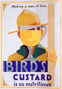 Kuşlar Muhallebi reklamı, 1930 by Unbekannt