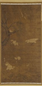 Kuşlar, Söğüt Ağacı ve Çiçekler, Ming hanedanı, 15-16. yüzyıl. by Unbekannt