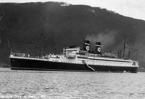 Blue Star Line yolcu gemisi SS Arandora Star, Norveç, c1927-c1939 by Unbekannt