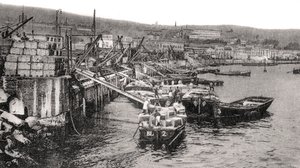 Malecon Nehri üzerinde tekneler, Valparaiso, Şili, c1900s by Unbekannt