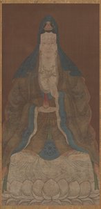 Vazo ve söğüt dalı ile Bodhisattva Avalokiteshvara Guanyin, Ming hanedanı, 1368-1644. by Unbekannt