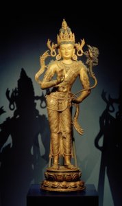 Bodhisattva Maitreya / heykel, 11. – 12. Yüzyıl by Unbekannt