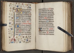 Saatler Kitabı, c.1450 (parşömen üzerine mürekkep) by Unbekannt