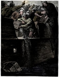 Boston Çay Partisi, 26 Aralık 1773 by Unbekannt