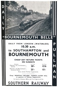 Bournemouth Belle - Güney Demiryolu, 1936 by Unbekannt