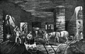 Bilston yakınlarındaki Bradley kömür madeni, 1886 by Unbekannt