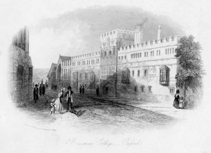 Brasenose Koleji, Oxford Üniversitesi by Unbekannt