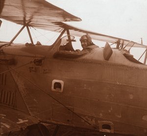 Breguet çift kanatlı havalanıyor, c1914-c1918 by Unbekannt