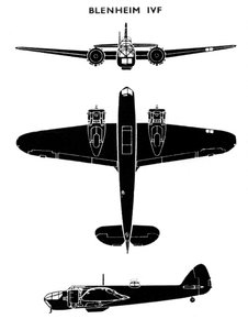 Bristol Blenheim Mk IVF, 1941 by Unbekannt