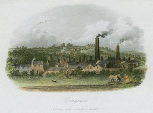 British Iron Company, Halesowen, West Midlands, c1835 yakınlarındaki Corngreaves