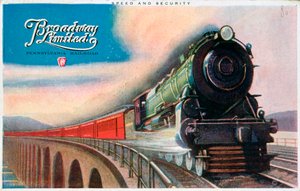 Broadway Limited, Pensilvanya Demiryolu, 1927 by Unbekannt