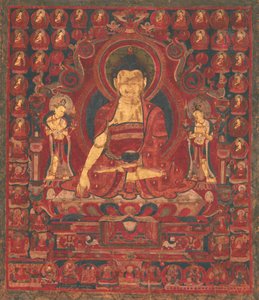 Munis Lordu olarak Buddha Shakyamuni, 17. yüzyılın ortalarında. by Unbekannt