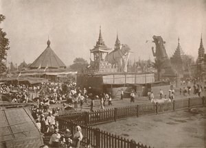 Budist Ölü Yakma Sahnesi. - Bir Phoongyi-byan, 1900. by Unbekannt