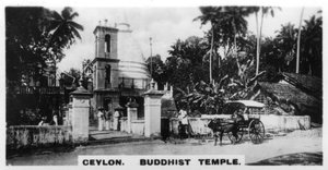 Budist Tapınağı, Seylan, c1925 by Unbekannt