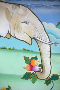 Budist boyama. Bin Buda Tapınağı, Toulon sur Arroux, Fransa by Unbekannt