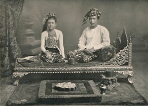 Birmanya Prensi ve Prensesi, 1900. by Unbekannt
