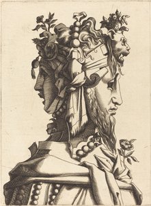 Abartılı Kostümlü Kadın Büstü, 15601600. by Unbekannt