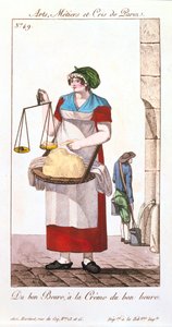 Tereyağı satıcısı, 1826 by Unbekannt