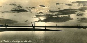 Kahire - Nil'de Akşam, c1918-c1939. by Unbekannt