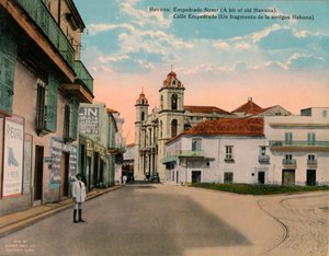 Stoned Street, Eski Havana, Küba, c1920 by Unbekannt