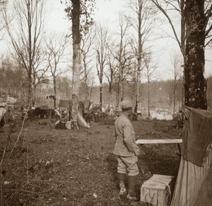 Kamp, Genicourt, kuzey Fransa, c1914-c1918 by Unbekannt