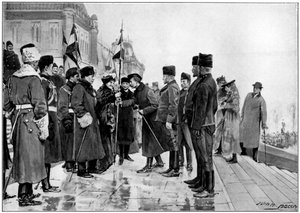 Boer Savaşı için ayrılmak üzere olan Kanadalı askerler, 1900 by Unbekannt