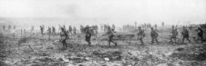 Kanada askerleri no mans land, Vimy, Fransa, Birinci Dünya Savaşı, 9 Nisan 1917 by Unbekannt