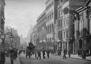 Cannon Street, batıya bakış, Londra Şehri, c1910 1911 by Unbekannt