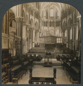 Canterbury Katedrali - İç Görünüm, Canterbury, İngiltere, c1910. by Unbekannt