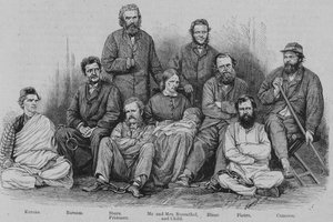 Kaptan Cameron ve diğer Habeş Esirleri, c1864. by Unbekannt