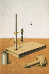 Karbon mikrofon, 1882 by Unbekannt