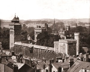 Cardiff Kalesi, Cardiff, Galler, 1894. by Unbekannt