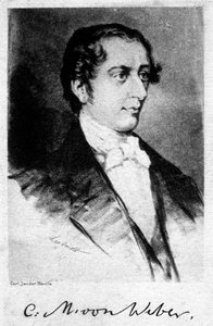 Carl Maria von Weber 1786-1826, Alman besteci, 20. yüzyıl by Unbekannt