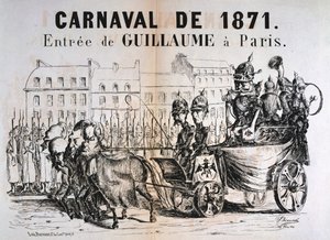 Carnaval de 1871, Prusyalı Wilhelm I Paris