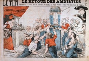 Karikatür, Paris Komünü, 1871 by Unbekannt