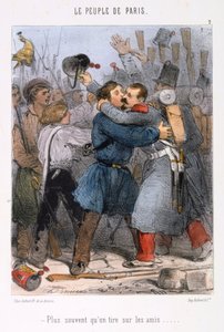 Paris Komünü ile ilgili karikatür, 1870