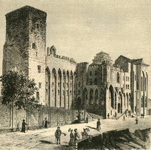 Papalar Kalesi, Avignon, 1890. by Unbekannt