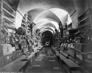 Capuchins Yeraltı Mezarları, Palermo, İtalya, c1910