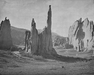 Katedral Kuleleri, Tanrıların Bahçesi, Colorado, ABD, c1900. by Unbekannt